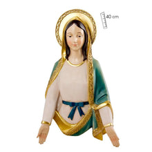 Load image into Gallery viewer, Wall Plaque of Our Blessed Mother Mary – 40 cm | Hand-Painted Resin | Religious Home Wall Decoration