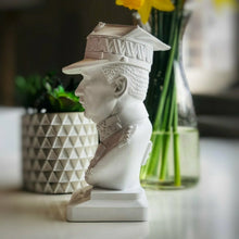 Load image into Gallery viewer, Polish Leader Władysław Sikorski Bust – White Alabaster Home Decor – Made in Germany 20cm