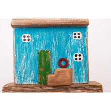 Load image into Gallery viewer, Driftwood Coat Hook with Seaside House – Rustic Nautical Wall Hook 22 cm