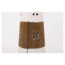 Load image into Gallery viewer, Driftwood Lighthouse Ornament – 26cm | Nautical Coastal Decor