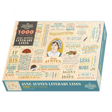 Load image into Gallery viewer, Jane Austen Quotes 1000 Piece Jigsaw Puzzle – Literary Cultural Puzzle 50 x 70 cm