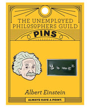 Load image into Gallery viewer, Albert Einstein Enamel Pin Set – Science & Genius Lapel Pins