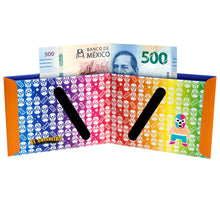 Load image into Gallery viewer, Mexican Luchador Paper Wallet – Colourful Wrestler Design | Imported from Mexico