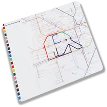 Load image into Gallery viewer, Set of 4 Animals on the Underground Notebooks – 2014
