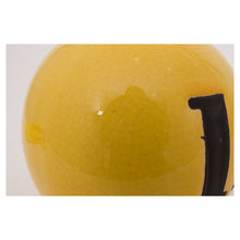 Load image into Gallery viewer, Set of 2 Decorative Ceramic Buoy Replicas – Nautical Coastal Home Decor – Green & Yellow, 22cm