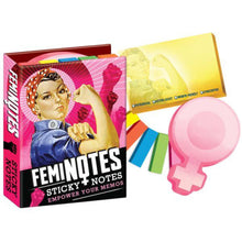 Load image into Gallery viewer, Feminotes Sticky Notes Booklet – 100+ Die-Cut Notes