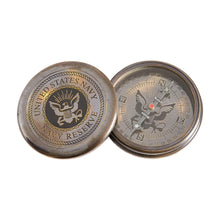 Load image into Gallery viewer, United States Navy Reserve Brass Compass | 7.5 cm Vintage Replica