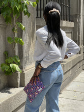 Load image into Gallery viewer, Frida Kahlo Floral Zipper Bag – Colourful Design – Makeup or Toiletry Pouch