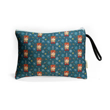 Load image into Gallery viewer, David Bowie Print Zipper Bag – Colourful Space Design – Makeup or Toiletry Pouch