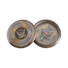 Load image into Gallery viewer, United States Navy Reserve Brass Compass | 7.5 cm Vintage Replica