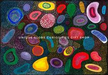 Load image into Gallery viewer, Set of 60 Australia Round Fridge Magnets – Aboriginal Art Design Collectables | Home Décor