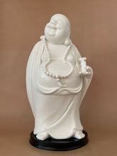 Load image into Gallery viewer, Happy Buddha – Blanc de Chine Porcelain | With Pearls, Ru-Yi & Display Stand