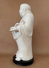 Load image into Gallery viewer, Happy Buddha – Blanc de Chine Porcelain | With Pearls, Ru-Yi & Display Stand