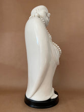 Load image into Gallery viewer, Happy Buddha – Blanc de Chine Porcelain | With Pearls, Ru-Yi & Display Stand