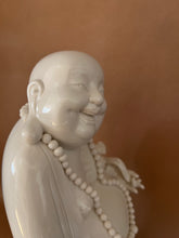 Load image into Gallery viewer, Happy Buddha – Blanc de Chine Porcelain | With Pearls, Ru-Yi & Display Stand
