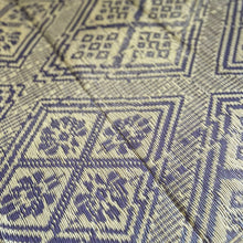 Load image into Gallery viewer, Grey & Dark Purple Indian Polycarpet – Reversible Plastic Floor Mat – 185x90cm – Indoor/Outdoor Rug