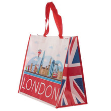 Load image into Gallery viewer, London Icons Shopping Bag | Reusable Tote with UK Landmarks | Eco Souvenir