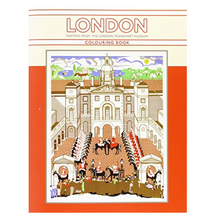Load image into Gallery viewer, Set of 4 London Transport Museum Colouring Books – Softcover Art Posters to Colour & Display – UK Landmarks