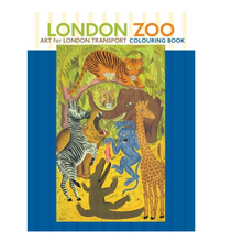 Load image into Gallery viewer, Set of 4 London Transport Museum Colouring Books – Softcover Art Posters to Colour & Display – UK Landmarks