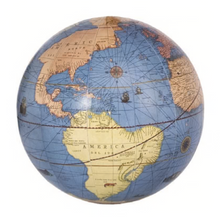 Load image into Gallery viewer, 30cm Terrestrial Globe – Blue World Map – Educational Decorative Desktop Globe for Home or Office