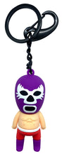 Load image into Gallery viewer, Novelty 3D Mexican Wrestler PVC Keyring – 3 x 5.5 cm