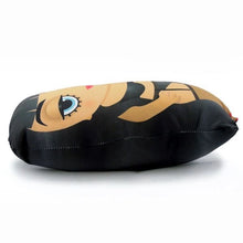 Load image into Gallery viewer, Betty Page Pin-Up Doll Cushion – The Tukis Handmade Soft Figure 28cm
