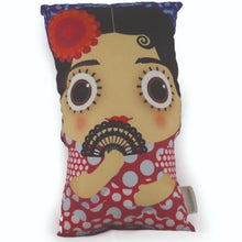 Load image into Gallery viewer, Spanish Flamenco Dancer Cushion – The Tukis Handmade Soft Doll 28cm