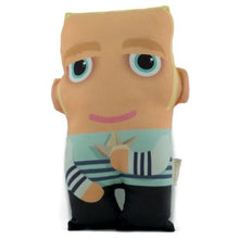 Load image into Gallery viewer, Jean Paul Gaultier Illustrated Cushion – Soft Cotton Plush – Handmade in Spain 28cm