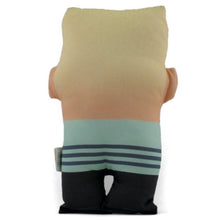 Load image into Gallery viewer, Jean Paul Gaultier Illustrated Cushion – Soft Cotton Plush – Handmade in Spain 28cm