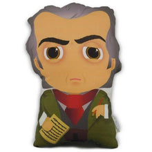 Load image into Gallery viewer, Ludwig van Beethoven Illustrated Cushion – Soft Cotton Plush – Handmade in Spain