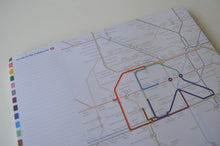 Load image into Gallery viewer, Set of 4 Animals on the Underground Notebooks – 2014