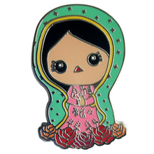 Load image into Gallery viewer, Our Lady of Guadalupe Metal Pin Badge – Imported from Mexico