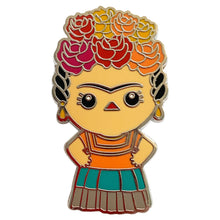 Load image into Gallery viewer, Frida Kahlo Novelty Metal Pin Badge – Mexican Artist Tribute | Official Enamel Badge