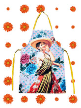 Load image into Gallery viewer, Mexican Lady Apron – Traditional Dress Design by Wajiro Dream – MexiPop Art – 50x72 cm
