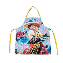 Load image into Gallery viewer, Mexican Lady Apron – Traditional Dress Design by Wajiro Dream – MexiPop Art – 50x72 cm