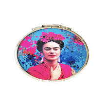 Load image into Gallery viewer, Frida Kahlo Pocket Mirror – Double Compact by Wajiro Dream – MexiPop Art Design