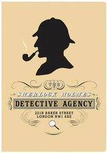 Load image into Gallery viewer, Sherlock Holmes Passport Notebook – Pocket-Sized 48 Page Journal | Detective Gift