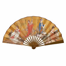 Load image into Gallery viewer, Four Great Beauties Fan – Chinese Bamboo & Silk Decorative Fan