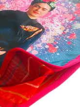 Load image into Gallery viewer, Frida Kahlo Standing Grocery Bag by Wajiro Dream – Handmade Mexican Tote