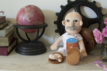 Load image into Gallery viewer, Mahatma Gandhi Little Thinker Plush Doll 11" – The Unemployed Philosophers Guild Gift Toy