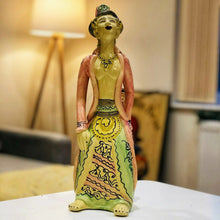 Load image into Gallery viewer, Hand Painted Ceramic Javanese Man Figurine – Multicolour Home Décor 36.5cm