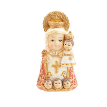 Load image into Gallery viewer, Our Lady Mary Figurine – Multicoloured Resin Statue, Marian Shrine Collectible (9 cm)