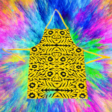 Load image into Gallery viewer, Mexican Oaxaca Embroidery Design Apron – Yellow | MexiPop Art by Wajiro Dream