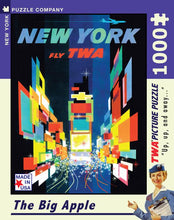Load image into Gallery viewer, Times Square NYC American Airlines Poster – 1000 Piece Jigsaw Puzzle USA Made