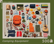 Load image into Gallery viewer, Camping Equipment Jigsaw Puzzle – 500 Pieces – NY Puzzle Co.
