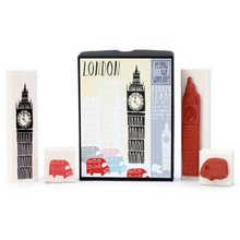 Load image into Gallery viewer, London Gift Set – Puzzle, Book, Tote, Postcards, Stamp Set & More – UK Souvenir Bundle