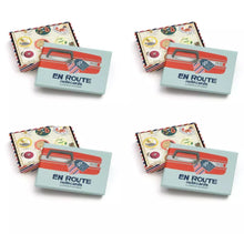 Load image into Gallery viewer, En Route Notecard Set – 4 Boxes of Illustrated Travel Cards by Kate Pocrass