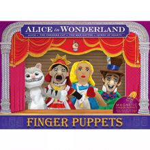 Load image into Gallery viewer, Alice in Wonderland Magnetic Puppet Set with Theatre Presentation Box