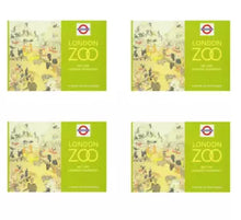 Load image into Gallery viewer, 🦁 Set of 4 London Zoo Art Postcard Books – London Transport Collection