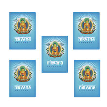 Load image into Gallery viewer, Set of 5 Nirvana Passport Notebooks – Ruled Mindfulness Journals